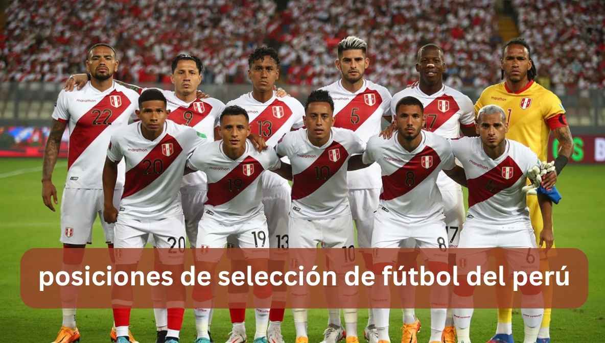 posiciones de selección de fútbol del perú