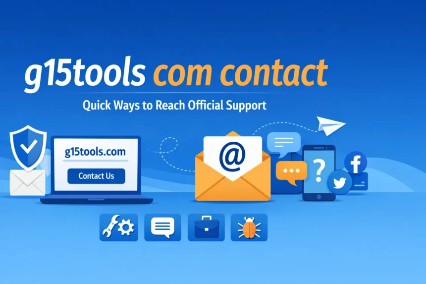 Contact G15Tool Support – Help, Queries & Assistance